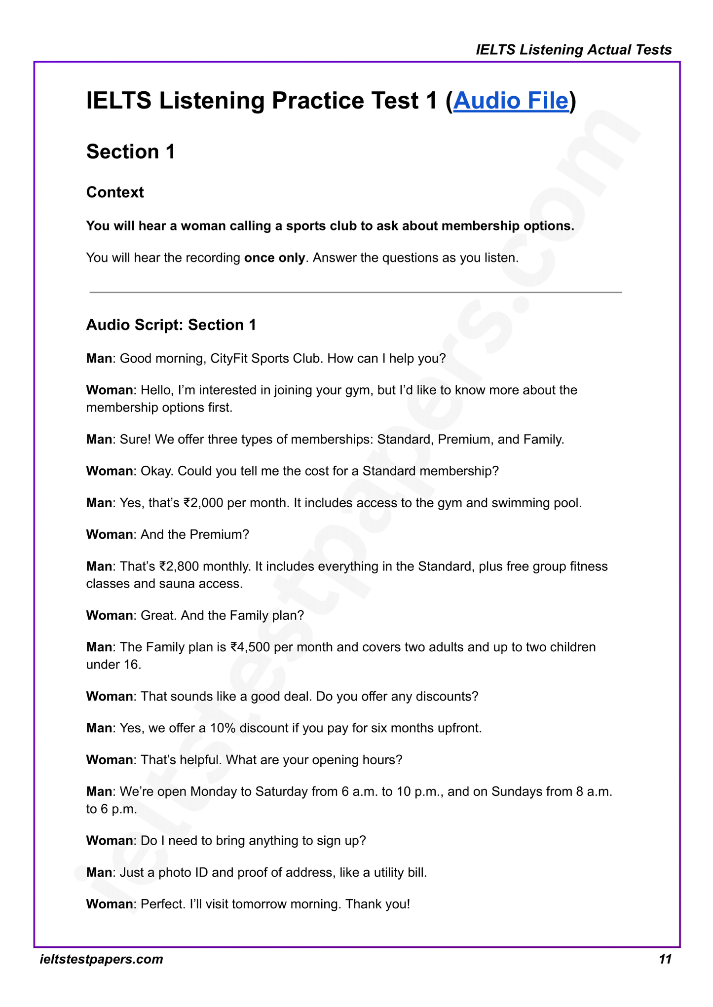 IELTS Listening Actual Tests with Answers (July–Sept 2025 Edition)