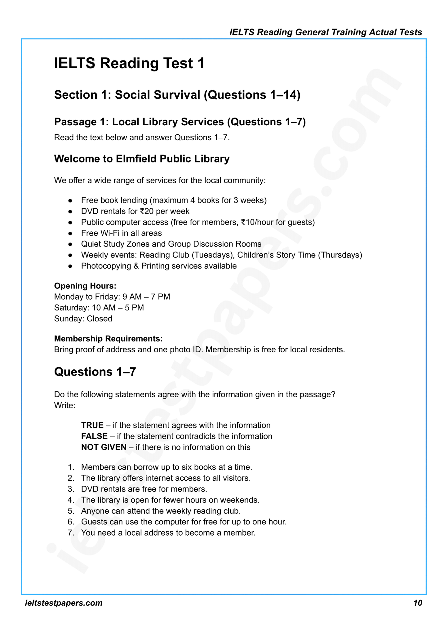 IELTS Reading General Actual Tests with Answers (July–Sept 2025 Edition)