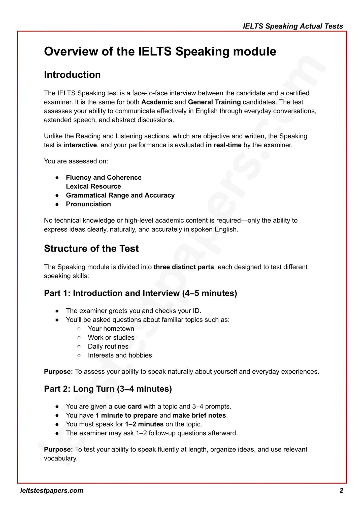 IELTS Speaking Actual Tests with Answers (July–Sept 2025 Edition)