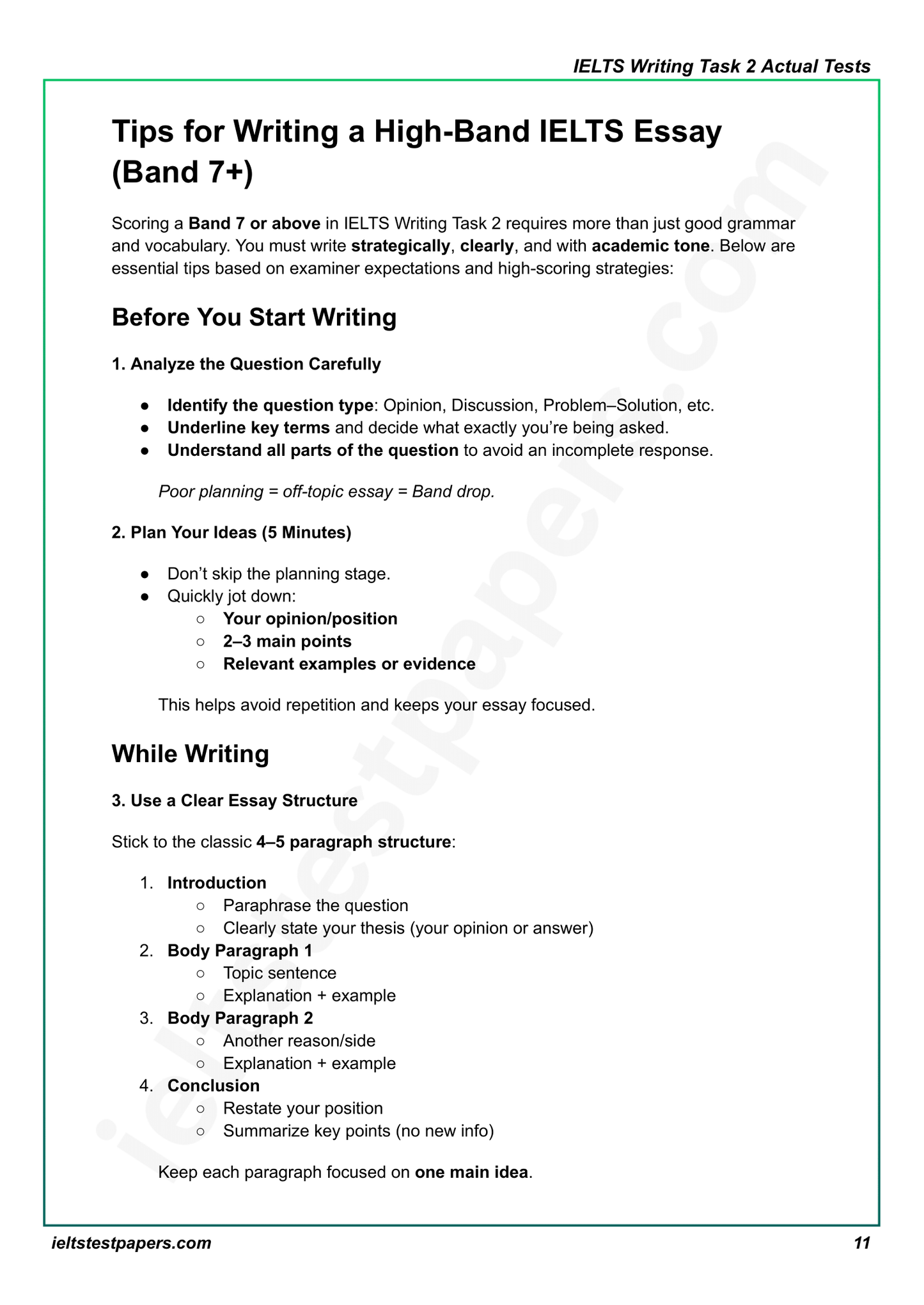 IELTS Writing Task 2 Actual Tests with Answers (July–Sept 2025 Edition)