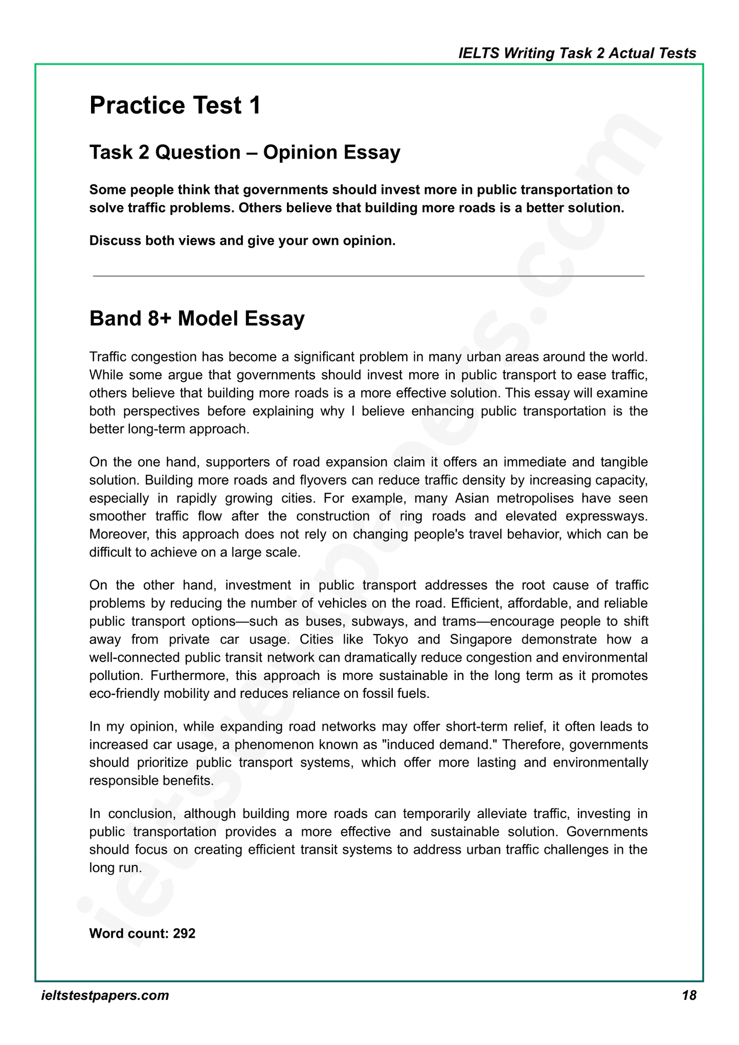 IELTS Writing Task 2 Actual Tests with Answers (July–Sept 2025 Edition)