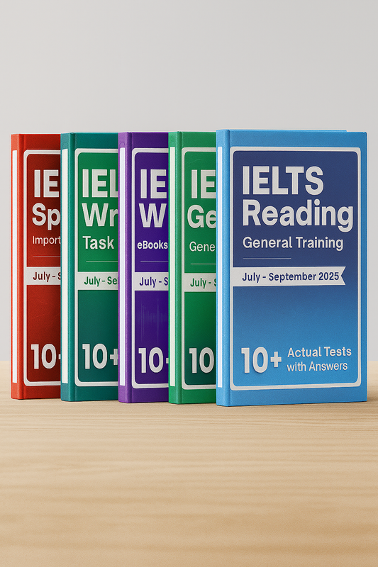 IELTS General Combo Actual Tests with Answers (July–Sept 2025 Edition)