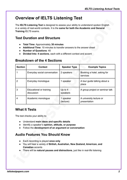 IELTS Listening Actual Tests with Answers (July–Sept 2025 Edition)