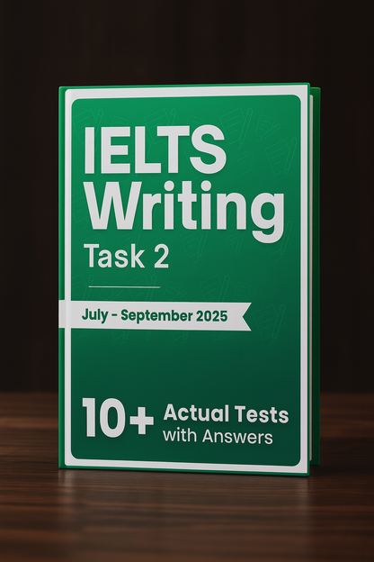 IELTS Writing Task 2 Actual Tests with Answers (July–Sept 2025 Edition)